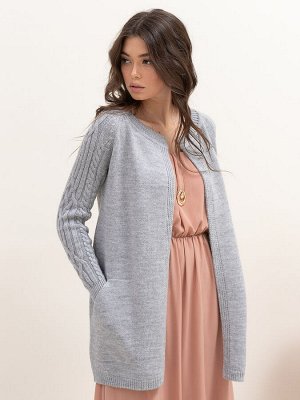 3627 Кардиган женский цвет серый