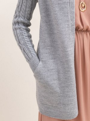 3627 Кардиган женский цвет серый