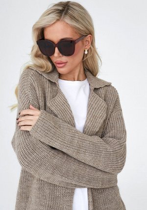 3763 Кардиган женский цвет ореховый