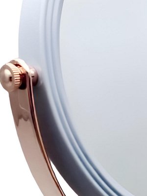 Rama Rose Зеркало косметическое двустороннее настольное K475, овальное, 16,5 x 19,7 см