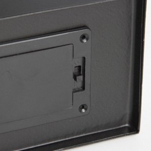 Фигурка светящаяся RISALUX «Новогодние сани», LED-ночник, 3xААА, чёрный, 7x25x33 см
