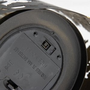 Фигурка светящаяся RISALUX «Вечерний пейзаж», LED-ночник, 3xААА, чёрный, 10.5x18.5x25 см