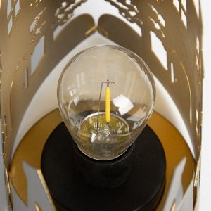 Фигурка светящаяся RISALUX «Вечерний город», LED-ночник, 3xААА, чёрный, 10.8x19.5x20 см