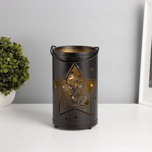 Фигурка светящаяся RISALUX «Ночные звёзды», LED-ночник, 3xААА, чёрный, 12x12x20.5 см