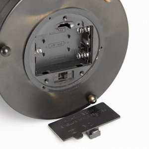 Фигурка светящаяся RISALUX «Ночные звёзды», LED-ночник, 3xААА, чёрный, 12x12x20.5 см