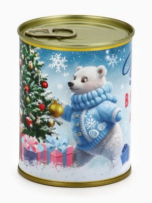 Носки женские в банке «Удачи в новом году», цвет красный
