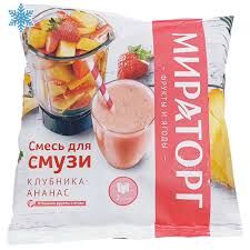 Смесь для смузи  клубника - ананас 300г