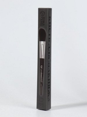 Кисть для макияжа PREMIUM, 18 см, чёрная