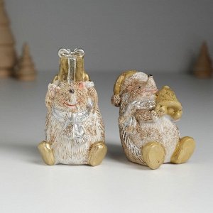 Фигурка полистоун «Ёжик коричневый», 4.8x4.5x8.2 см, МИКС