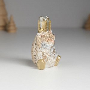 Фигурка полистоун «Ёжик коричневый», 4.8x4.5x8.2 см, МИКС