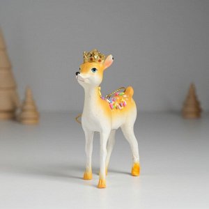 Фигурка-подвеска «Олень в короне, с посыпкой», ёлочная игрушка, 7.5x3.5x10.5 см