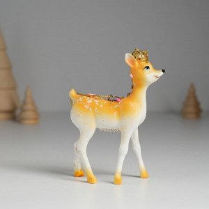 Фигурка-подвеска «Олень в короне, с посыпкой», ёлочная игрушка, 7.5x3.5x10.5 см
