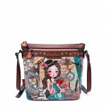 Кроссбоди PRINTED CLASSIC CROSSBODY BAG , Emily Travels Europe, шт