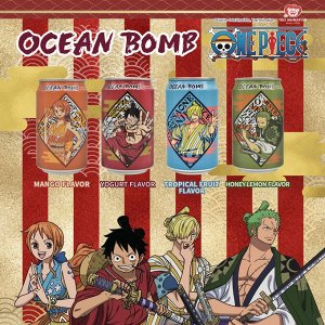 Лимонад со вкусом манго One Piece Ocean Bomb 330мл