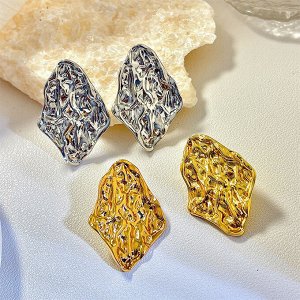 Серьги женские текстурированный 2025