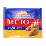 Тесто, слоеное бездрожжевое (пласт) , Морозко, 400 г