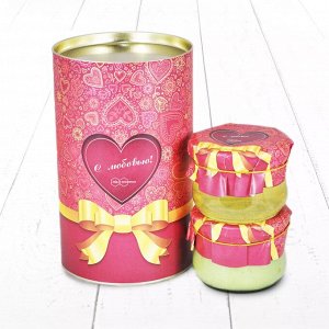 Подарочный Набор "Тубус С Любовью с киви и акациевый мёд" Для любимых