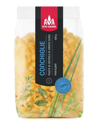 Агро-Альянс Экстра  Макаронные изделия 450гр Ракушка
