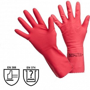 Перчатки латексные Vileda Professional Многоцелевые красные размер 7.5-8, M