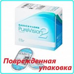 1-мес контактные линзы B&amp;L Pure Vision2 6 линз