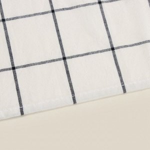 Простыня на резинке 1.5-спальная SL Home Cotton, 140x200+30 см, жатый хлопок