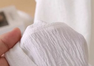 Футболка с круглым вырезом и декор. шарфом, белый