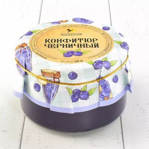 Конфитюр черничный "Русский стиль", 260гр
