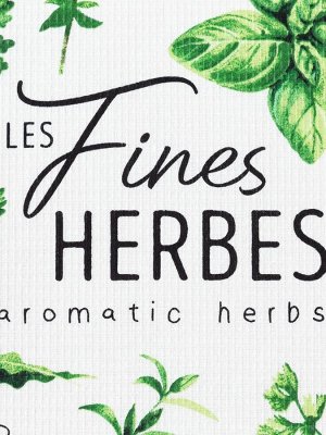 Набор кухонных полотенец Доляна Fines herbes, 35х60см-2шт, 100% хлопок