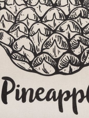 Набор кухонных полотенец Доляна Pineapple 35х60см-2шт, 100% хлопок