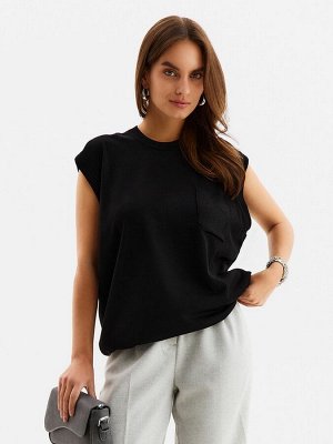 Жилет MINAKU: Knitwear collection цвет черный