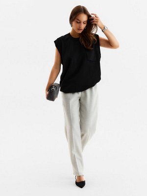 Жилет MINAKU: Knitwear collection цвет черный