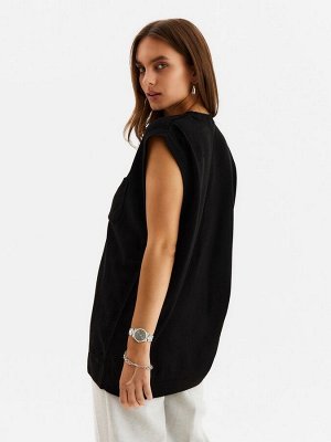 Жилет MINAKU: Knitwear collection цвет черный