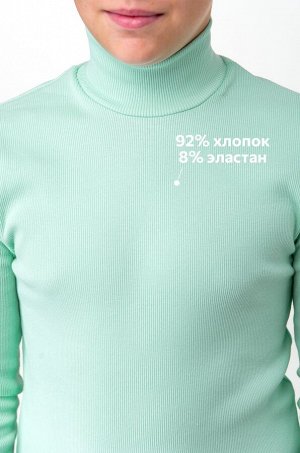 Детская базовая водолазка в рубчик