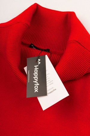 Женский вязаный джемпер с открытыми плечами Happyfox