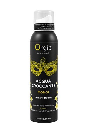 Шипучая пена для массажа Orgie Acqua Croccante Monoi, аромат масла моной, 150 мл