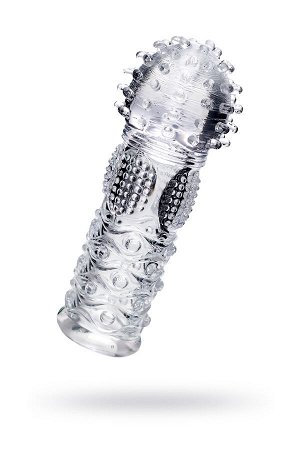 Насадка на палец A-Toys by TOYFA Hicks, TPE, прозрачный 8,5 см