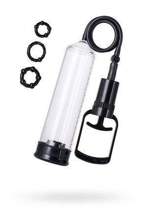 Помпа для пениса A-Toys by TOYFA Onyx, PVC, прозрачный, 23,5 см
