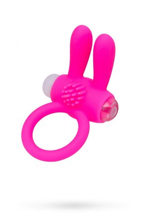 Эрекционное кольцо на пенис A-Toys by TOYFA Rabbi, силикон, розовый, ? 2,5 см