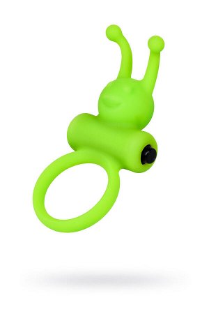 Эрекционное кольцо на пенис A-Toys by TOYFA Flik, силикон, зеленый, 9,1 см, ? 3,1 см