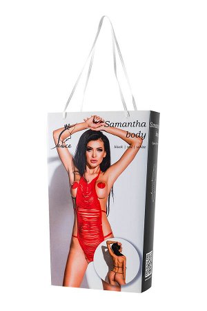 Боди Me Seduce Queen of hearts Samantha, белое, S/M