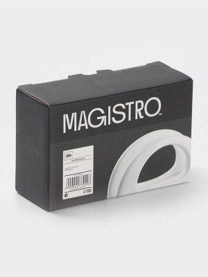 Салфетница Magistro «Бланш», 13x3.5x8 см, фарфор, белая