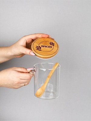 Банки для хранения сыпучих продуктов и круп Spices, 3 шт. по 420 мл