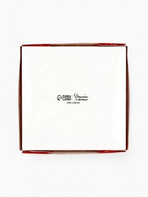 Коробка под 4 конфеты со скретч-слоем «Я тебя люблю», 10.5 х 10.5 х 3.5 см