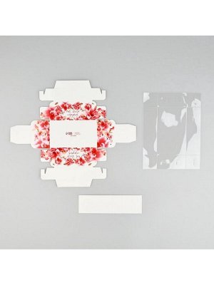 Коробка под 2 конфеты с ячейками «От всего сердца», 10 х 6 х 3 см