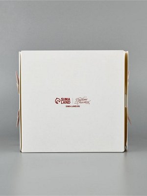 Упаковка для кондитерских изделий, под бенто-торт «Бант» 16x16x12.5 см