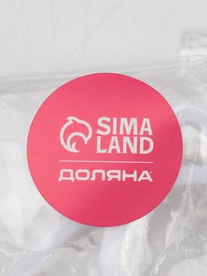 Плунжеры кондитерские новогодние Доляна «Снег», набор 3 шт.: d=6.5, d=5, d=3.5 см, пластик, белые