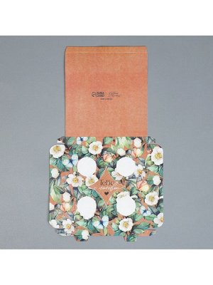 Коробка для капкейка, кондитерская упаковка, 4 ячейки «Тебе с любовью», 16 х 16 х 11.5 см