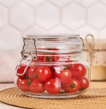 Банка стеклянная с крышкой на защелке 450 мл