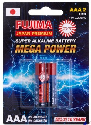 Батарейка "FUJIMA" тип AAA (уп-ка 2шт.) цена за упаковку