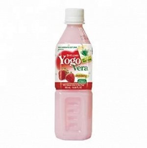 Напиток  "Yogovera Strawberry" (алоэ+клубника) 500мл